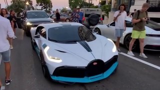 Prince of Qatar driving his $6 Million Bugatti Divo   #Bugatti #divo