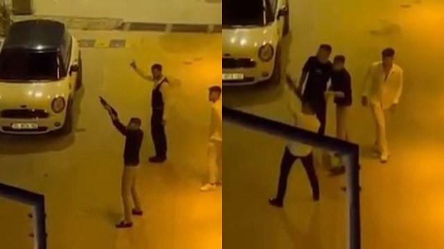 Bursa'da acemi magandalar pompalıyla sokakta böyle dehşet saçtı