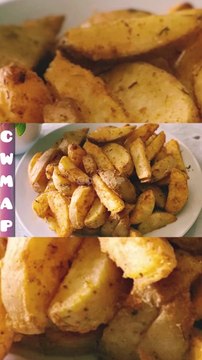 Crispy Potato wedges | Easy Tasty Snack Recipe | Baked Potato Wedges Recipe By CWMAP Potato Wedges - Cafe Style Instant Crisp
