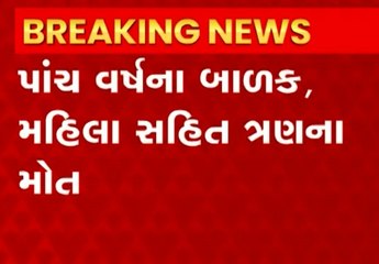 Panchmahal: કાર ચાલકે કાબુ ગુમાવતા ધડાકાભેર અથડાઈ કાર, ત્રણના મોત