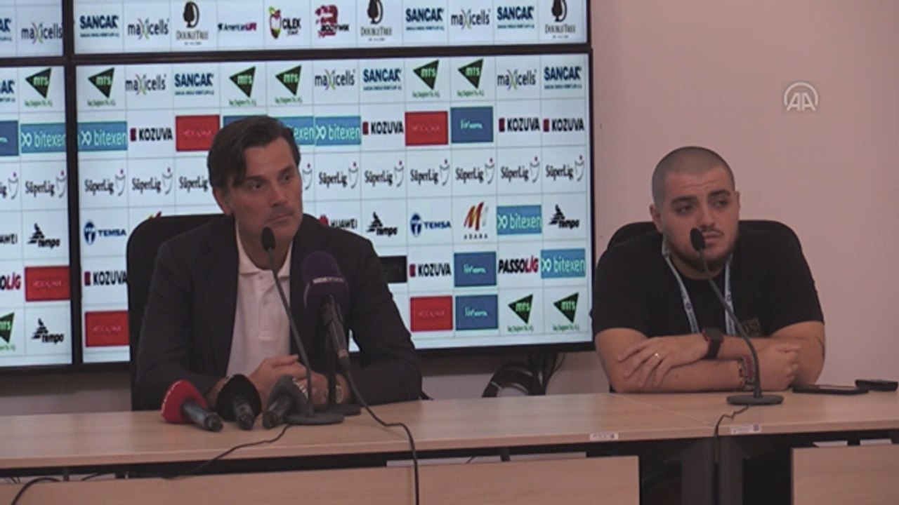 Adana Demirspor Teknik Direktörü Vincenzo Montella'nın açıkalaması