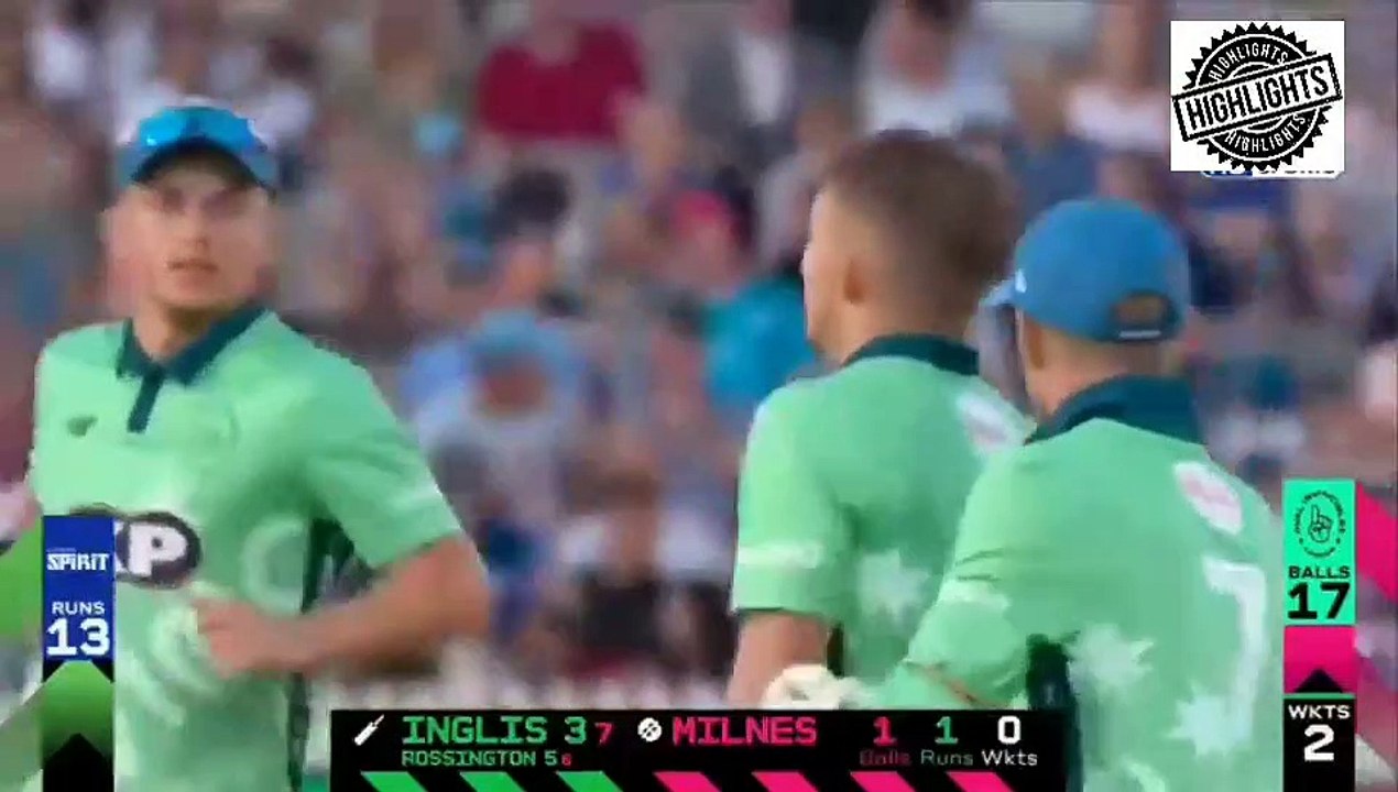 Hundred Mens Competition 2022 | Match 27 Highlights | London Spirit vs Oval Invincibles