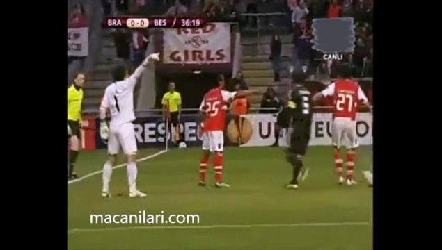SC Braga 0-2 Beşiktaş 14.02.2012 - 2011-2012 European League Round of 32 1st Leg