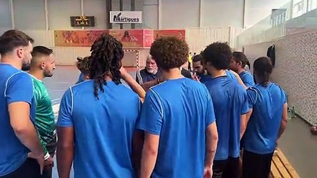 Tournoi de Martigues Handball: quelques images du match amical entre le MHB et Nîmes