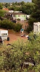 Flooding in Spring Valley, Arizona