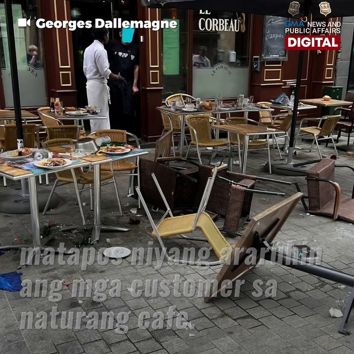 Cafe, binangga ng humaharurot na van | GMA News Feed