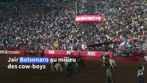 Brésil: Bolsonaro fait campagne au plus grand festival de cow-boys d'Amérique latine