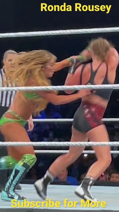 Ronda Rousey punishes Aliyah #wwe #rondarousey #wrestling #ufc #shorts