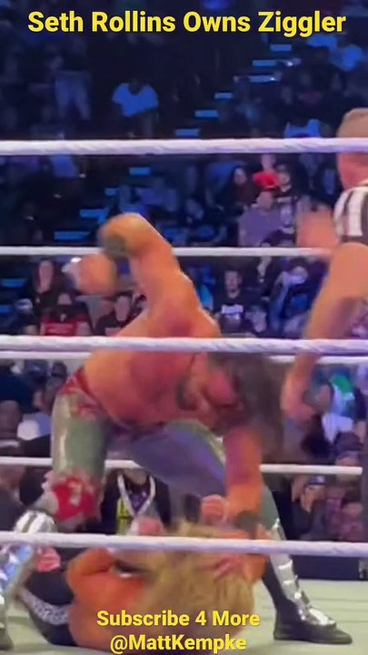 Seth Rollins owns Dolph Ziggler #wwe #sethrollins #wweraw