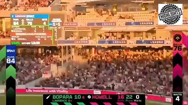 Hundred Mens Competition 2022 | Match 30 Highlights | London Spirit vs Birmingham Phoenix