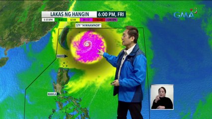 Weather Update today - as of 5:30, August 31, 2022 - Super Typhoon Hinnamnor, nakapasok na sa PAR