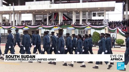 South Sudan's former rebels join unified army