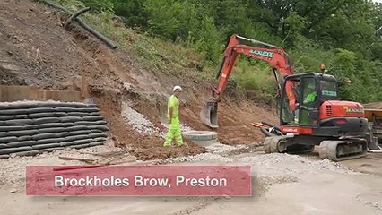Update on reopening of A59 at Brockholes Brow in Preston