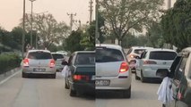 Bursa’da düğün konvoyu trafiği tehlikeye düşürdü
