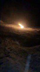 Que se passe-t-il quand on tire sur une bouteille de gaz en feu