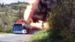 Un bus au gaz se transforme en lance-flammes