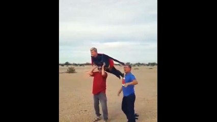 Un véritable Superman qui vole