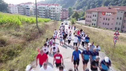 Zonguldak kültür sanat haberleri | Çaycuma'da 'Zafer Yürüyüşü' düzenlendi