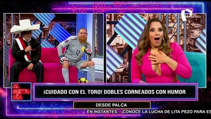 ¡Cuidado con el toro! Desde Palca los dobles corneados con humor