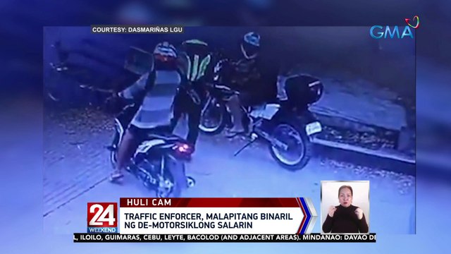 Traffic enforcer, malapitang binaril ng de-motorsiklong salarin | 24 Oras Weekend