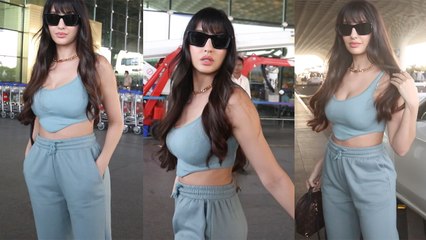 Nora Fatehi ने New Haircut में Media को दिखाईं अदाएं, Airport पर इतराते दिखीं, Video Viral FilmiBeat