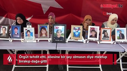 Örgüt tehdit etti, ailesine bir şey olmasın diye dağa gitti