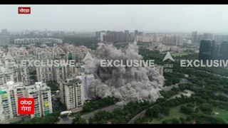 Twin Tower Demolish: ABP Ganga पर ट्विन टावर धमाके सबसे नया EXCLUSIVE वीडियो