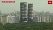 Noida Supertech Twin Towers Demolished Video_ Supertech Noida Twin Towers Razed To Dust In 9 Seconds