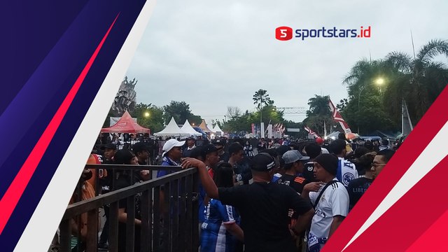 Jelang Arema vs Persija, Intip Keramaian Stadion Kanjuruhan yang Dipadati Ribuan Aremania dan Jakmania