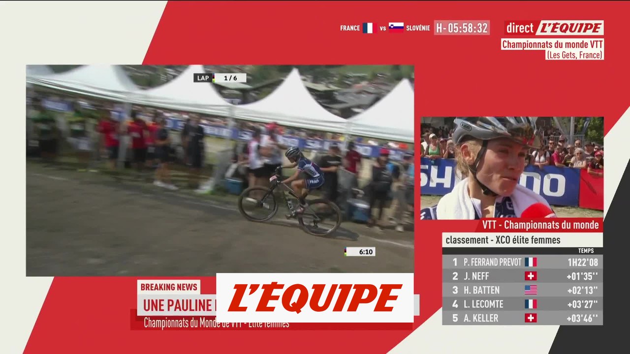 Lecomte : «J'ai pensé limite à abandonner» - VTT - Mondiaux (F)