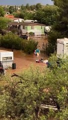 Flooding in Spring Valley, Arizona