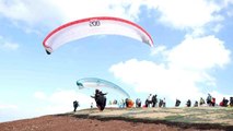 Yamaç Paraşütü Ön Dünya Kupası XC Open Yarışları öncesi antrenman uçuşları yapıldı