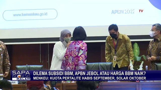 Dilema antara APBN dan BBM, Menkeu Sri Mulyani: Kuota Pertalite Habis September, Solar Oktober