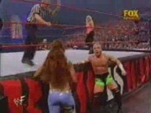 Crash Holly vs Molly Holly intergender match