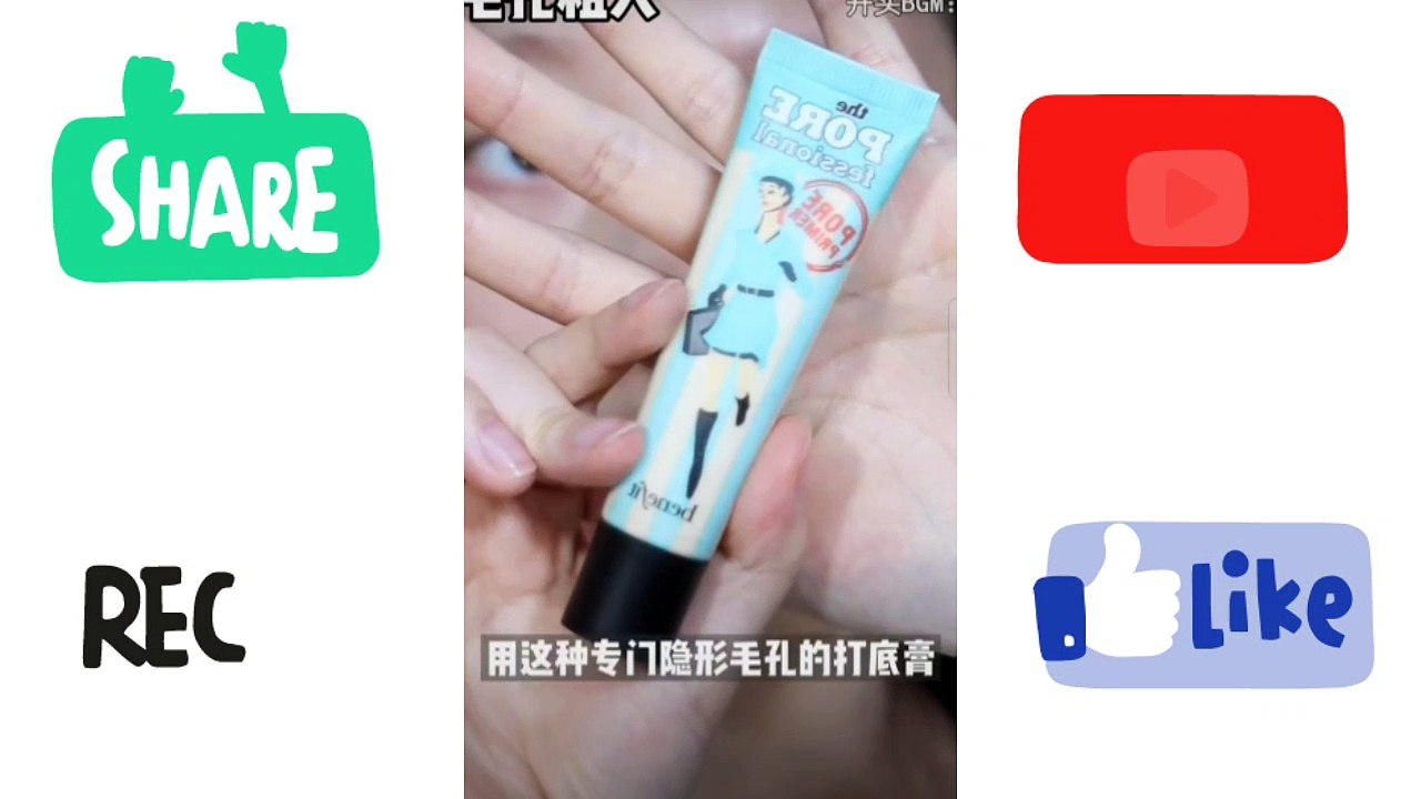 Asian girl makeup tutorial video