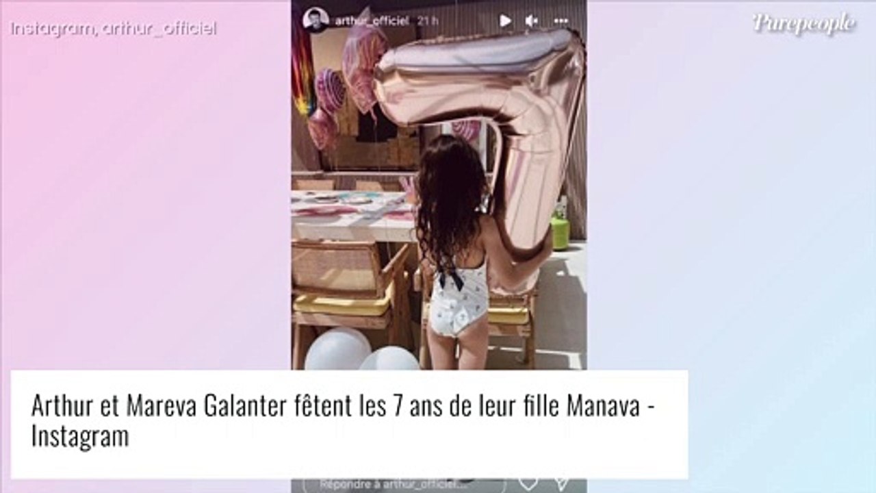 Arthur et Mareva Galanter parents : leur fille Manava déchaînée en vidéo, l'animateur émerveillé