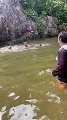 Zeus the Bully Faces Fear of Swimming to 'Save' Eldest Son