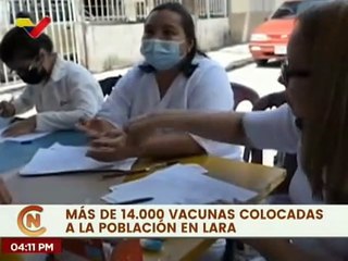 Más de 14 mil dosis aplicadas en jornadas de inmunización integral en el estado Lara