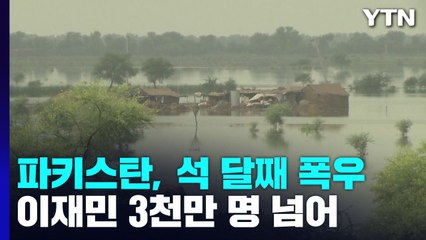 석 달 폭우에 잠긴 파키스탄..."10년 사이 최악 재앙" / YTN