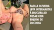 Paolla Oliveira leva internautas à loucura ao posar com biquíni de oncinha: 'Maravilhosa'