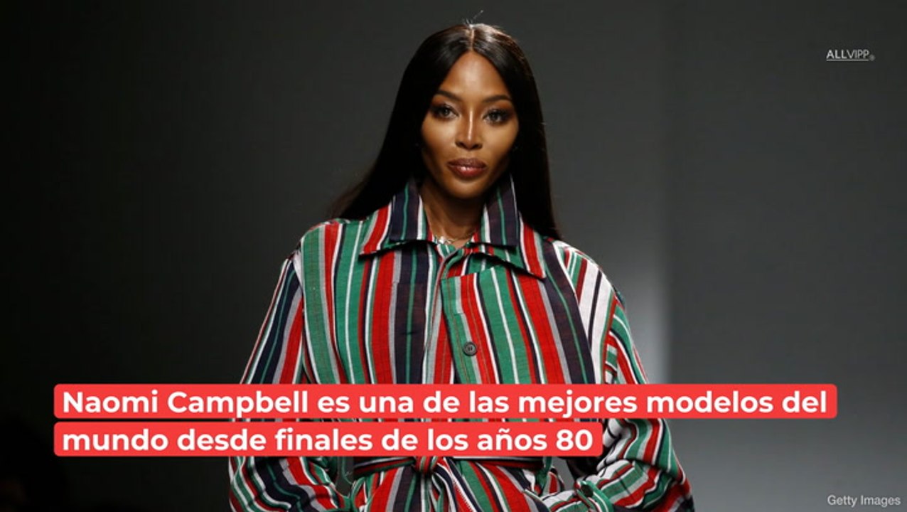 ¡Heredó el talento de su madre! Así lucía la modelo Naomi Campbell de niña