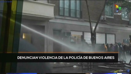 Tải video: teleSUR Noticias 17:30 28-08: Diputados de Frente de Todos repudian violencia policial