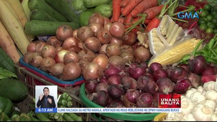 Sen. Marcos, nais magkaroon ng komprehensibong imbentaryo ng mga local white onions | UB