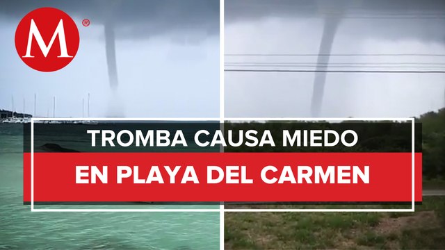 Turistas resultan lesionados a causa de una tromba en Playa del Carmen