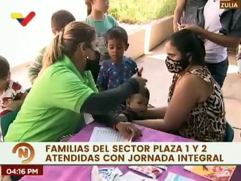 Mas de 400 familias afectadas por las lluvias son atendidas en Jornada de Salud Integral en el Zulia