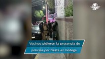 Interrumpen fiesta clandestina con 300 adolescentes en Ecatepec; hay tres detenido