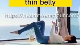 Exercise for slim thighs and hips at home