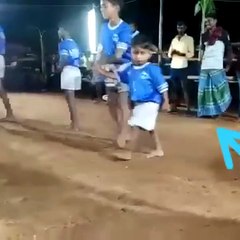 Little kabadi player getting viral in social media..