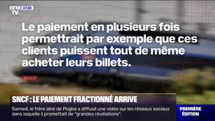 SNCF: le paiement fractionné des billets de train arrive