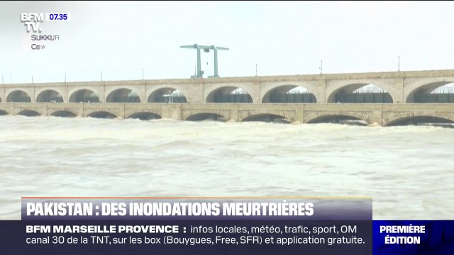 Inondations meurtrières au Pakistan: un barrage menace de céder et de provoquer des milliers de morts